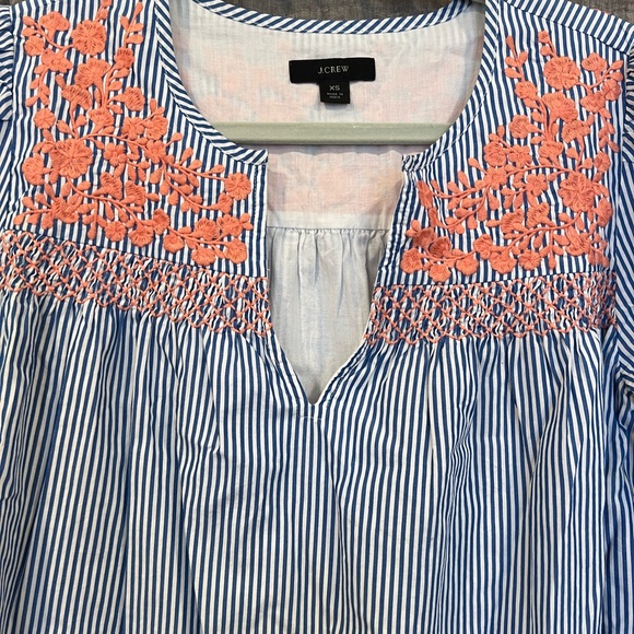 J Crew Stripped Dress - Picture 2 of 3